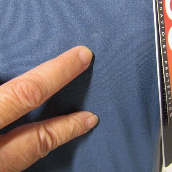 O'NEILL NWT Skins long sleeve RASHGUARD TRVLR Blue/Gray XL SPF 50 Slim Fit READ - Picture 7 of 14